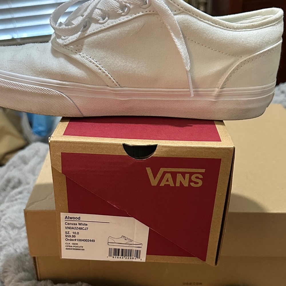 Vans Classic White Canvas Shoes